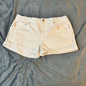 GAP White Jean Shorts Relaxed Fit

#1069